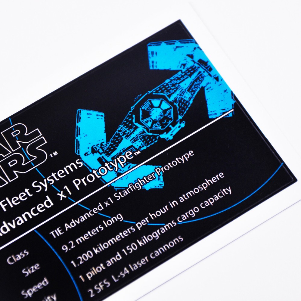 Replacement sticker for set 10175 Precut sticker