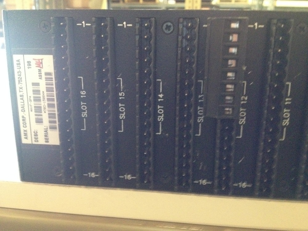 AMX Axcess Controller System- AXF-BP ACCESS CARD FRAME