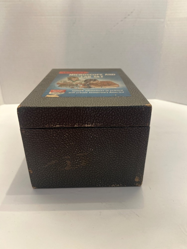 Vintage 1950’s Gilbert Microscope & Box