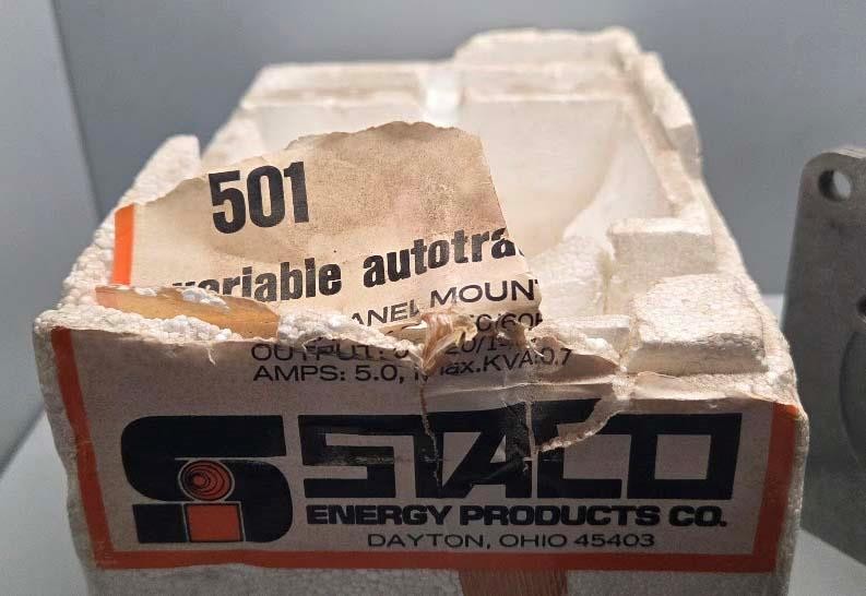 Staco Variable Autotransformer Model 501 ++ NEW