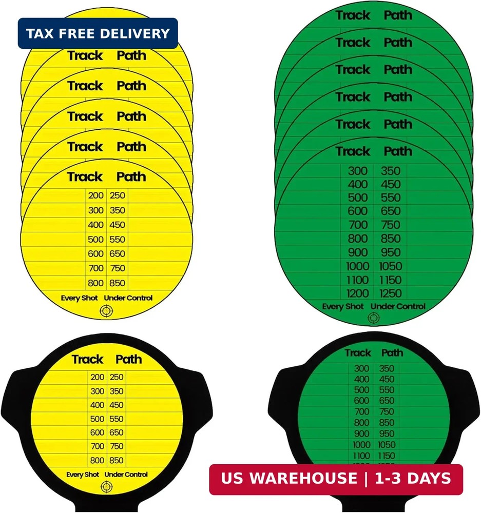 Twizz Scope DOPE Sticker Pack: Removable, Writable Adhesive Labels - 12 Pack (2