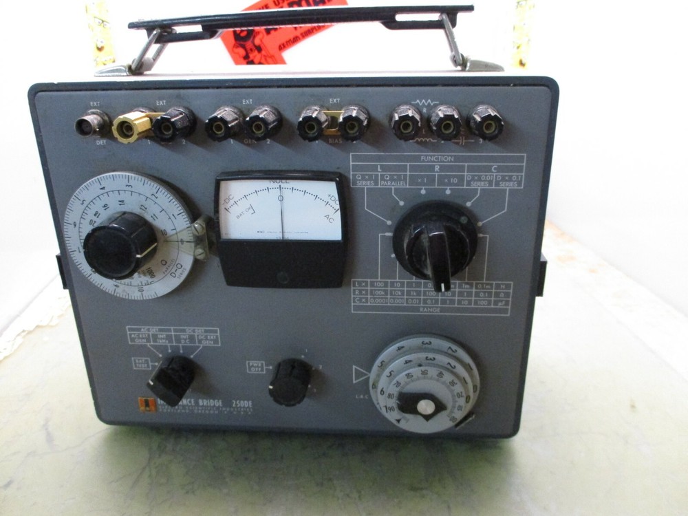 esi 250de impedance bridge lcr null meter [5*D-1.5]