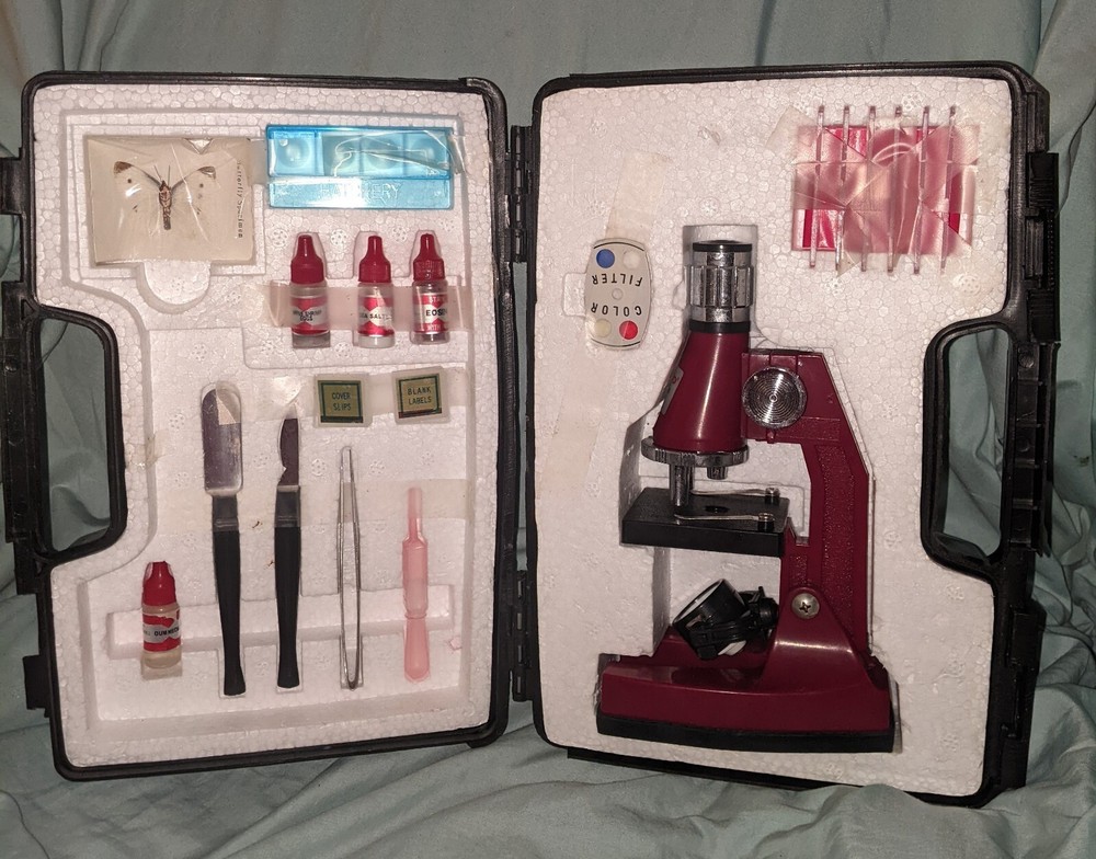 Vintage Tasco 50x-900x Microscope #60900-3  complete MIB