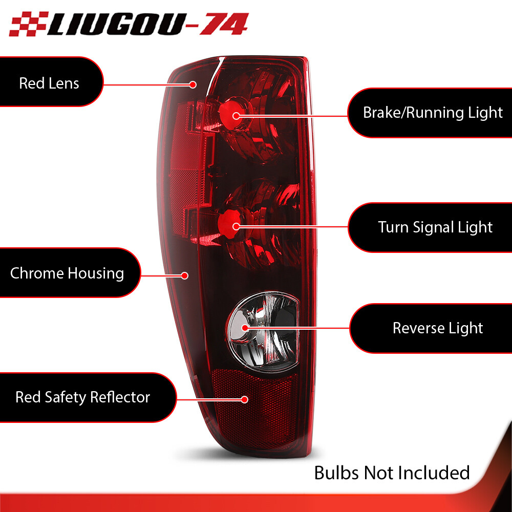 Tail Light Assembly Set Fit For 2004-2012 Chevy Colorado GMC Canyon Left & Right