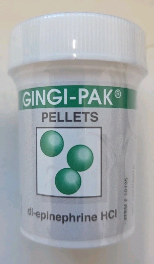 Gingi-Pak Pellets gingival retraction dental hemostatic