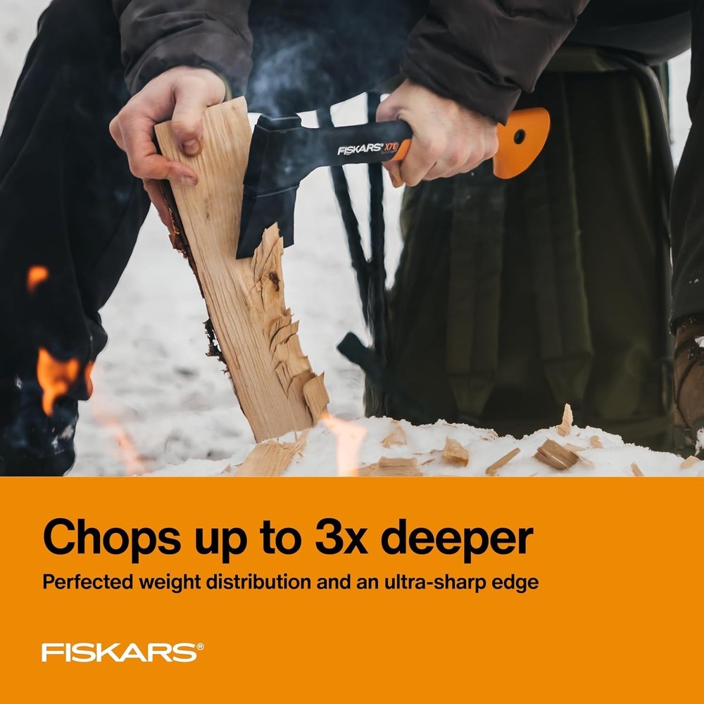 Small Medium Kindling Splitter Lightweight X7 Hatchet for Camping Hiking