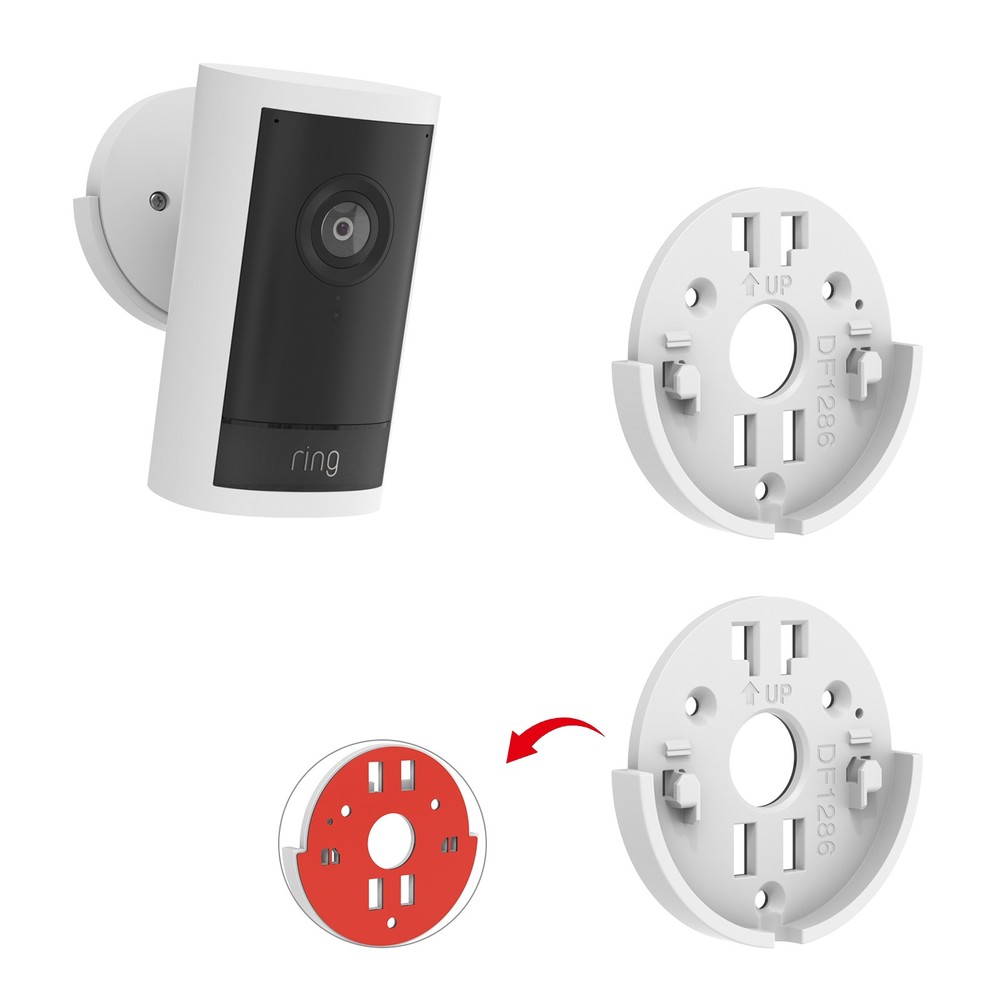 Wall Mount Bracket for Ring Spotlight/Outdoor Cam Pro, Plug-ln(2nd Gen),2Pack