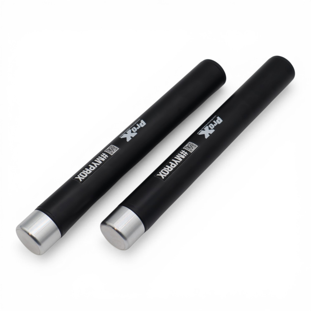 Pro X Set of 2 10" Speaker Mount Pole with M20 Mount Threads + Adapter