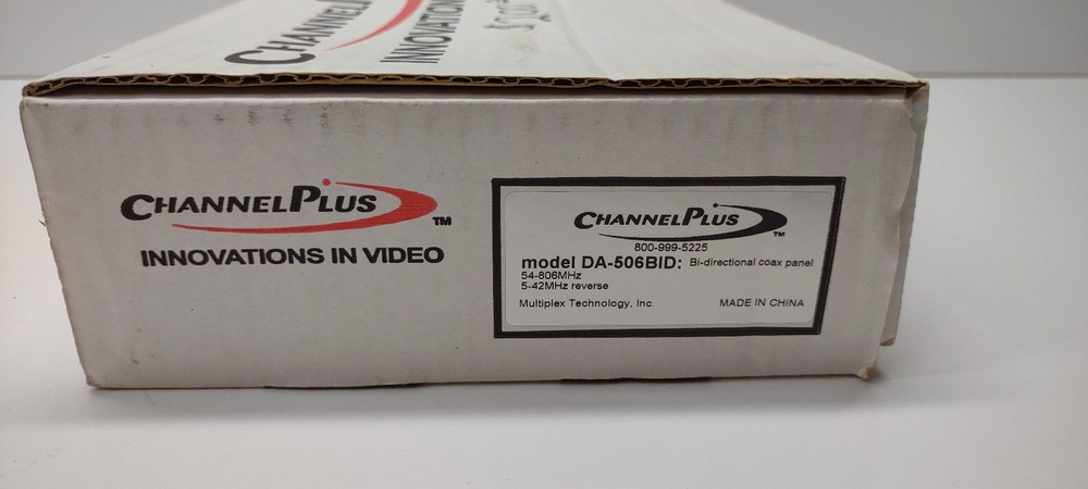 Channel Plus Innovations in Video DA-506BID Bi-Directional Coax Panel Amplifier