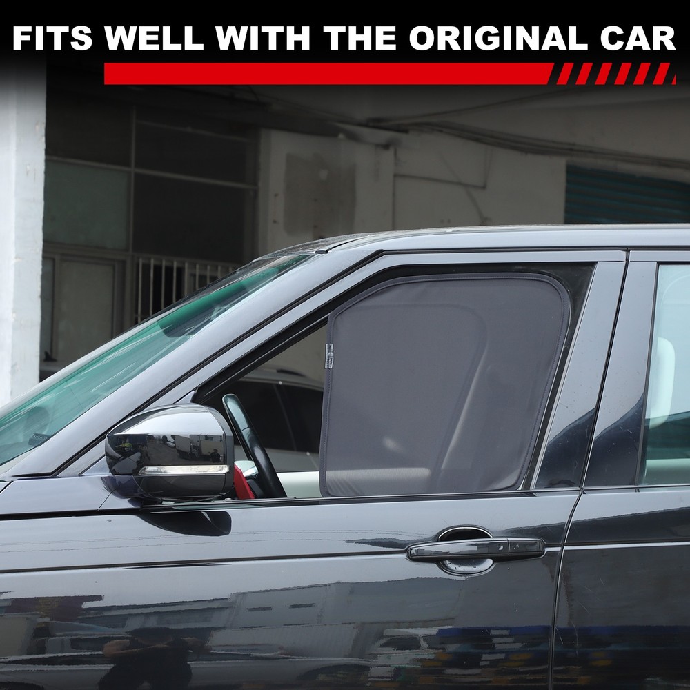 Black Front Window Screen Sun Shade Mesh For Land Rover Discovery5 2017+