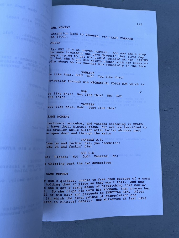 1996 Highway Matthew Bright Series Original Script Witherspoon Sutherland Stone