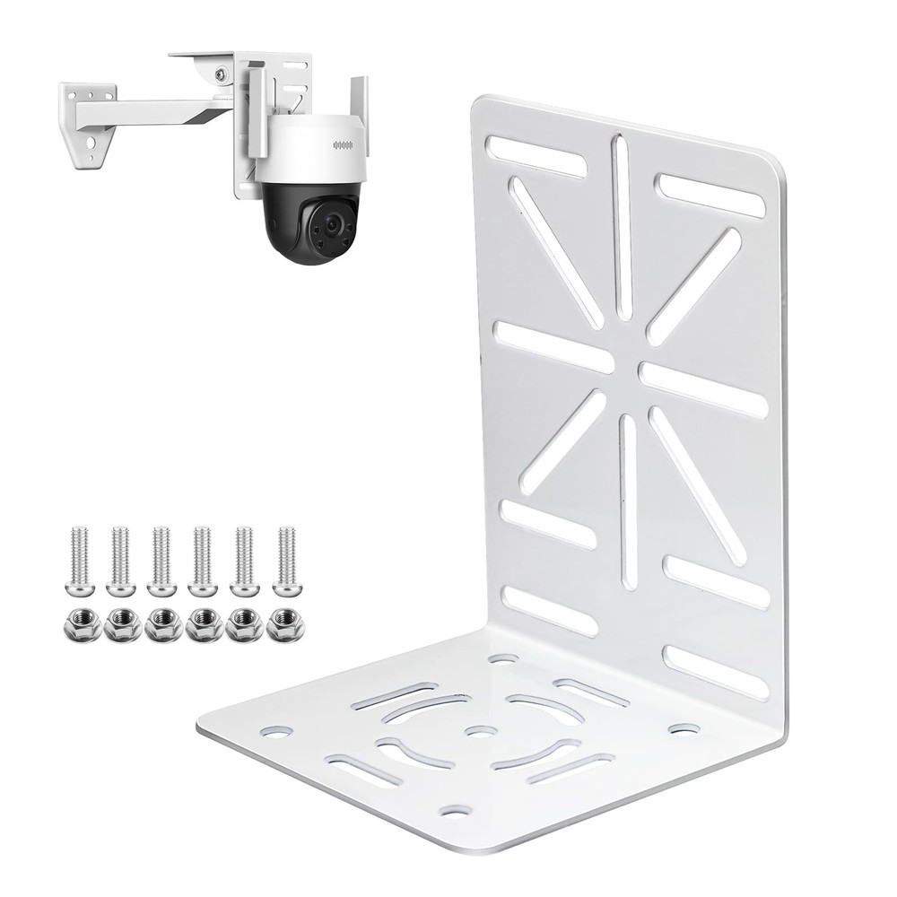 CCTV Mount Bracket LShape Security Plate Universal Wall Ceiling Mounting