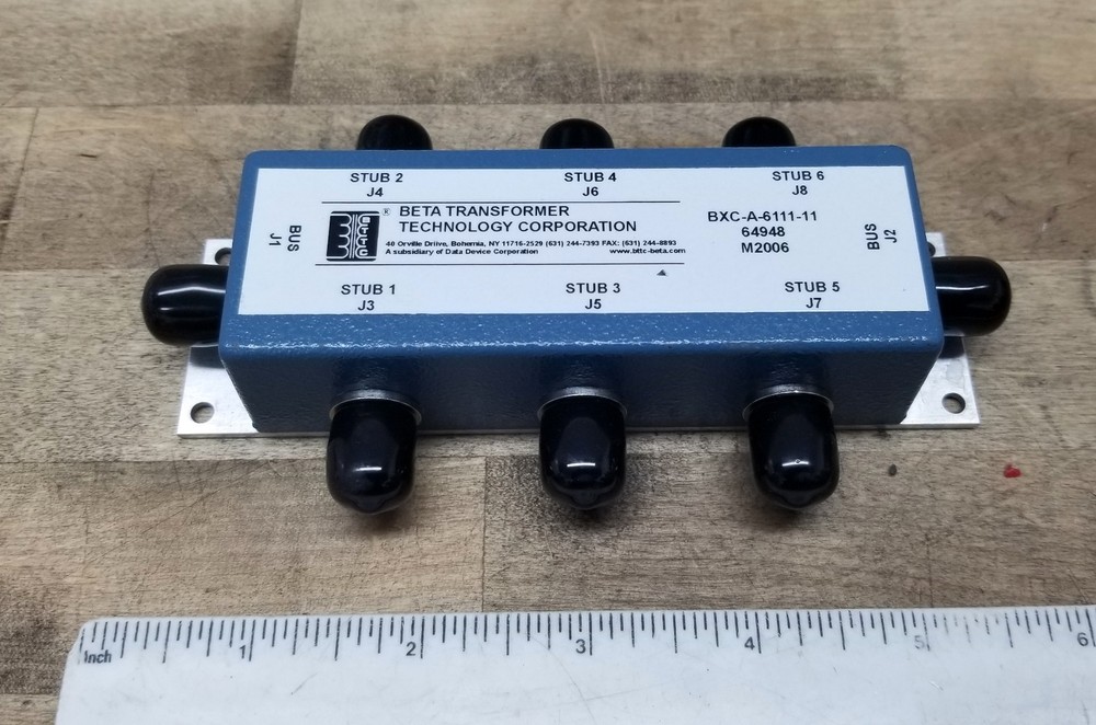 New Beta Transformer Technology BXC-A-6111-11 Coupler Data Device Corporation