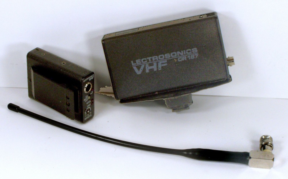 Lectrosonics CR187 Wireless Microphone Transmitter Receiver Two Mics Many Extras