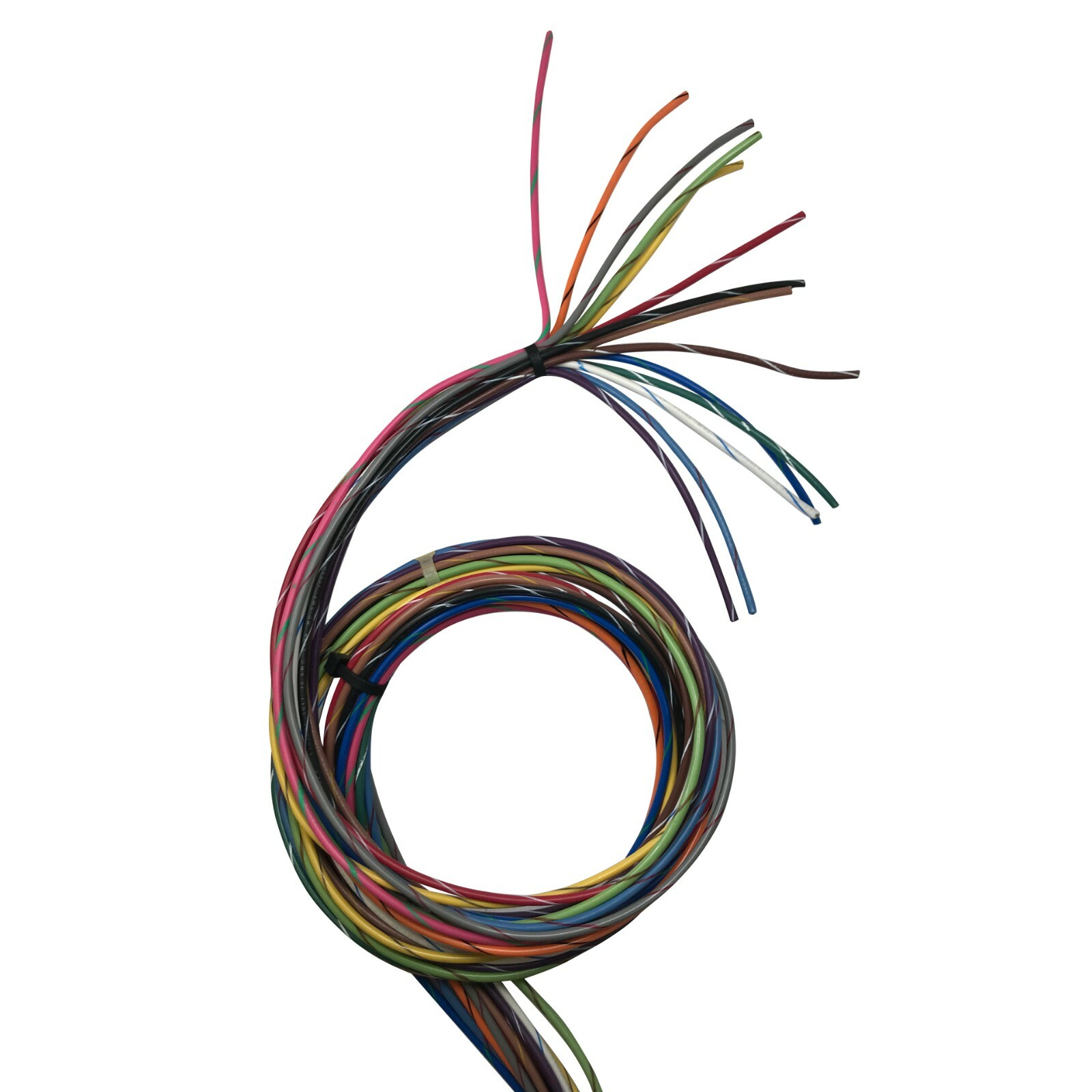 Striped Primary Wire 18 AWG Gauge 25 FT Car Boat Marine Tinned Copper 14 Colors