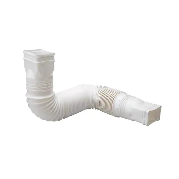 Expandable Flex Drain Downspout Extension Rain Pipe Spout Gutter Flexible 25-55"