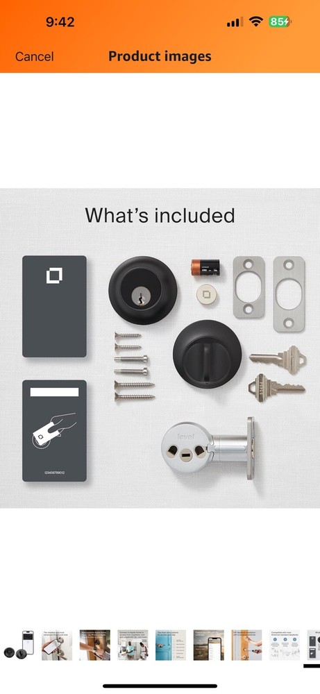 Level Lock+ Smart Lock - World's Smallest Smart Lock Plus Apple Home Keys