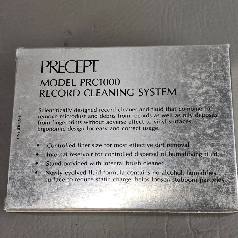 NEW Precept PRC1000 Record Cleaning System