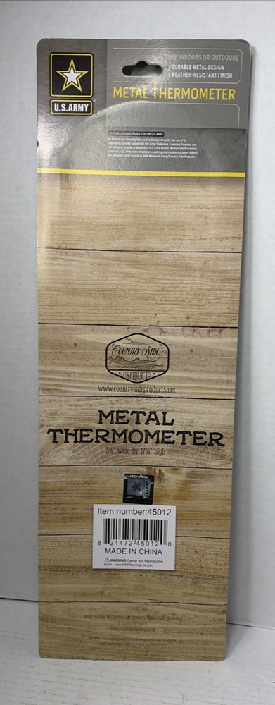 U.S. ARMY Outdoor Large Thermometer Making A Difference