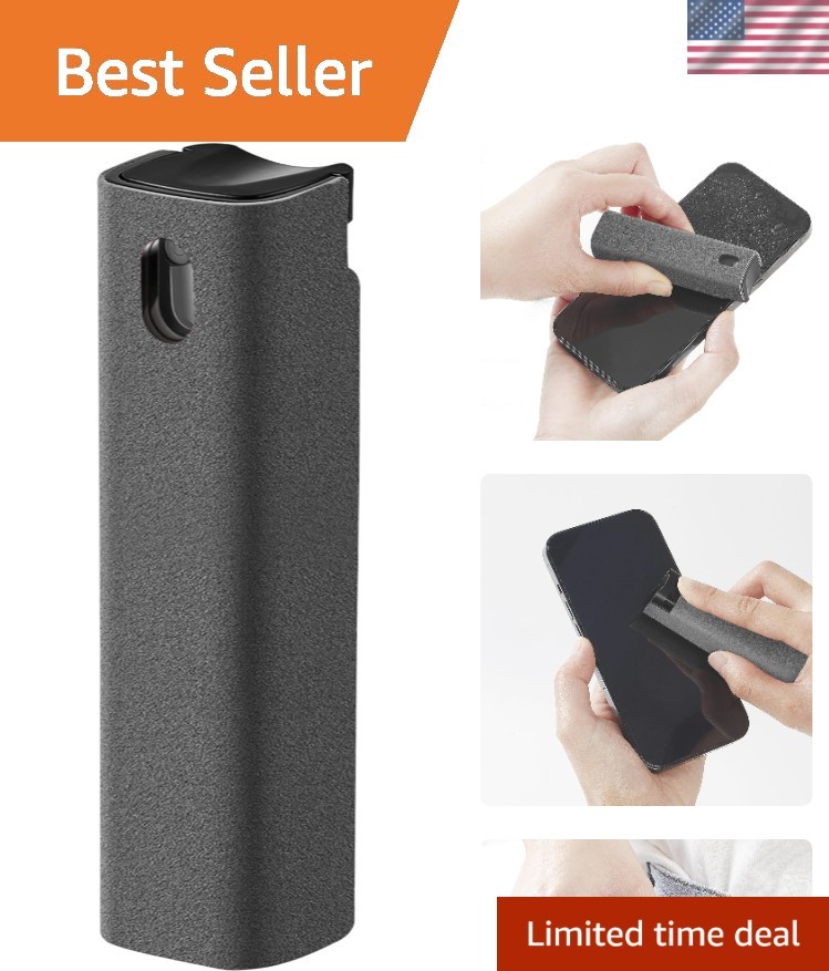 Eco-Friendly Touchscreen Cleaning Kit: Gentle Spray & Reusable Microfiber Cloth