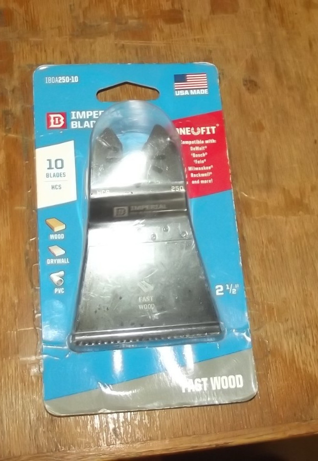 Imperial IBOA250-10 One Fit 2-1/2" Speartooth Fast Cut Blade, 10PC, Multi h26