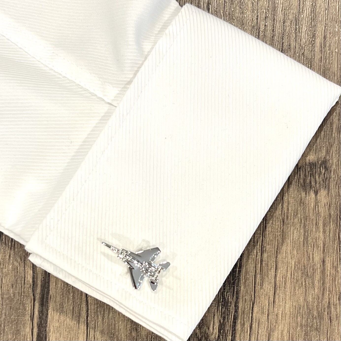 Aircraft Plane F-15 Fighter Eagle Men Birthday Father’s Day Gift Cufflinks