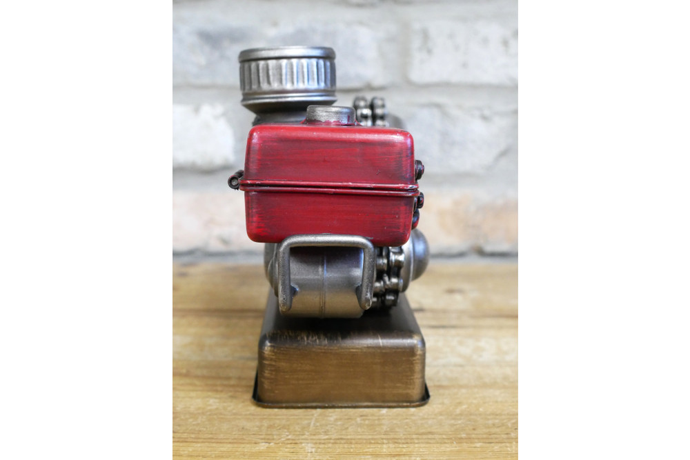 Industrial Engine Style Desk Mantle Clock