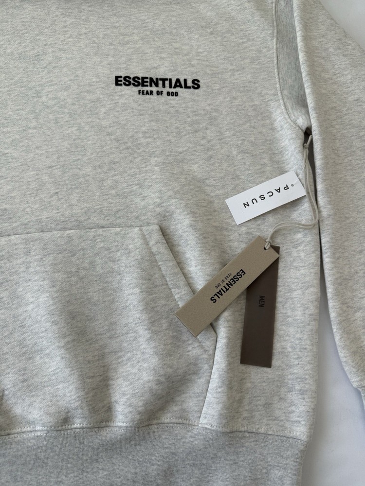 Essentials Pullover Hoodie Light Oatmeal Size XL New With Tags