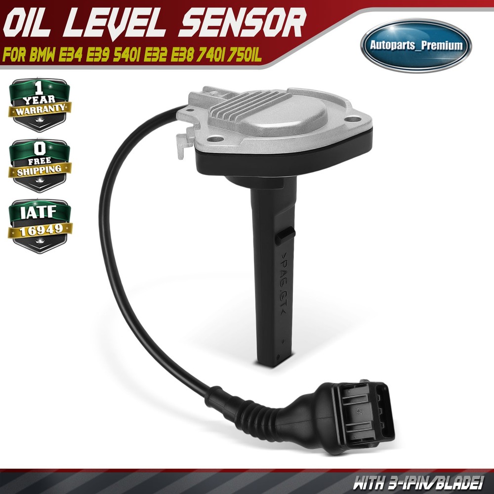 Engine Oil Level Sensor w/ 3 Blades for BMW E34 E39 540i E32 E38 740i 750iL Base