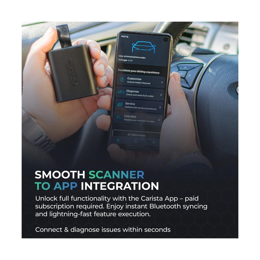 Carista EVO - Bluetooth OBD2 Scanner - Car Diagnostic Tool & Code Reader with...