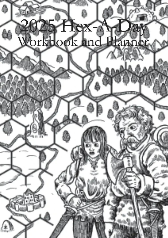 2025 Hex-A-Day Workbook and Planner