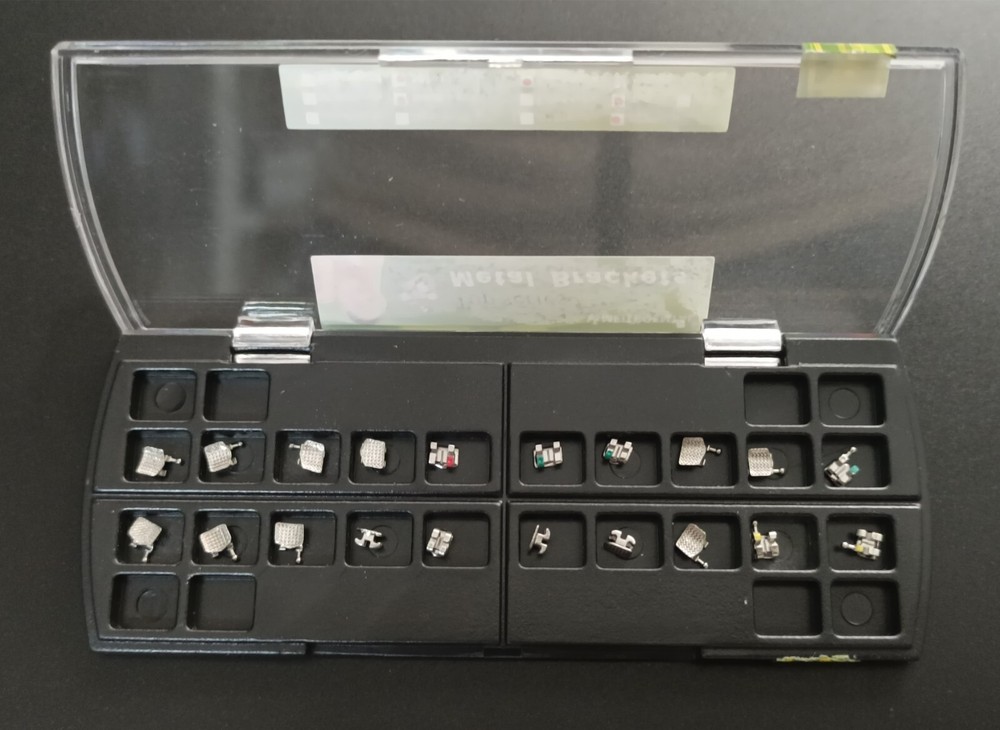 10 Boxes Dental Brackets Orthodontic Braces Mini Roth.022 345 Hook Mesh Base