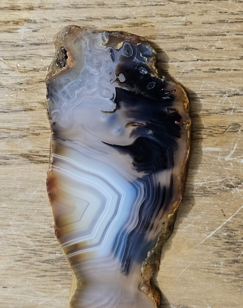 Agate Lapidary Slab Locality Unknown 25 Grams