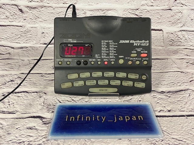Zoom RT-123 RhythmTrak Electronic Drum Machine No adapter very fast ship