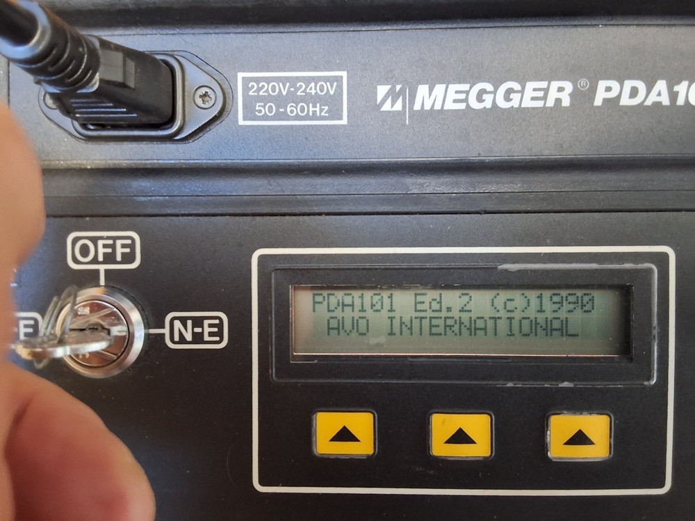 Megger PDA101 Power Disturbance Analyzer.
