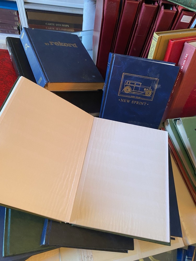 Binders, Albums, Folders & Philatelic Material Second Hand Mixed Quality