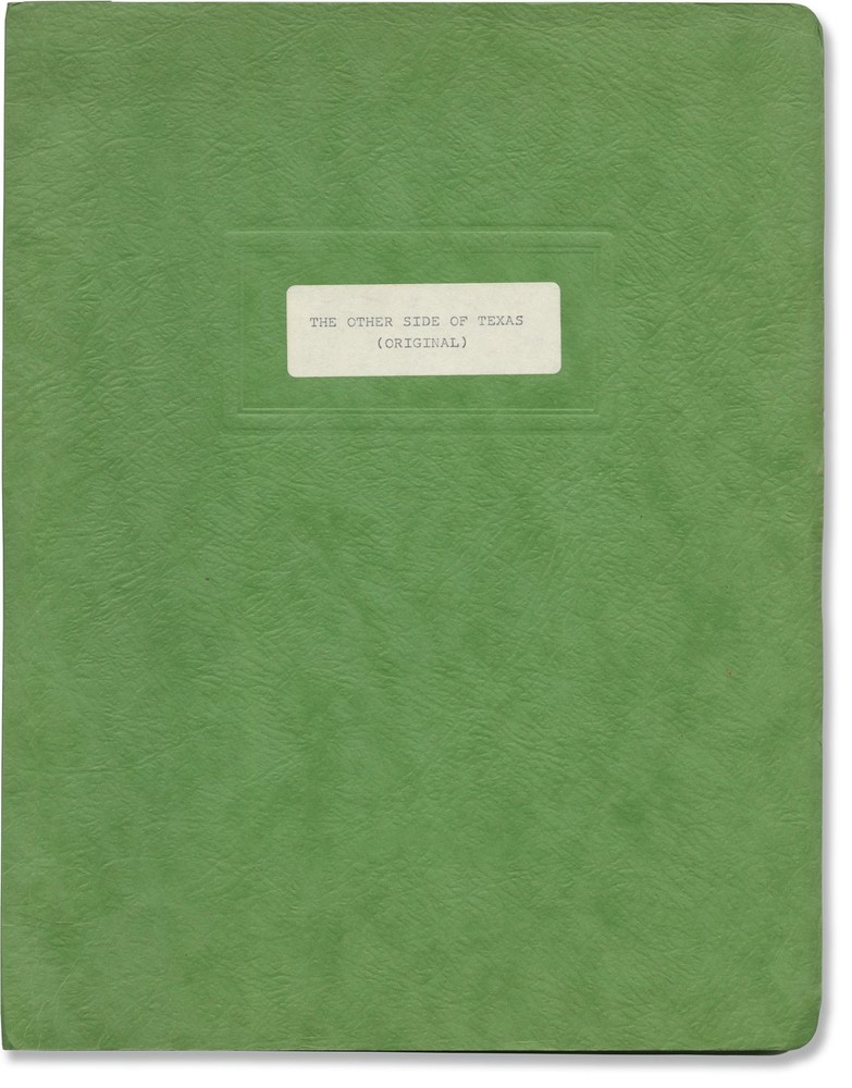 Ben Roberts Davis Nick Hurk OTHER SIDE OF TEXAS Original screenplay 1981 #141341