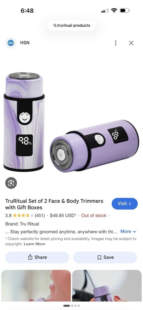 Truritual Body And Face Trimmer
