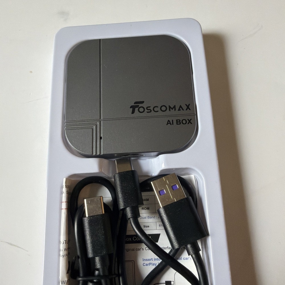 3-in-1 Wireless CarPlay Adapter & Android Auto & Video, AI Box Support Netfli...