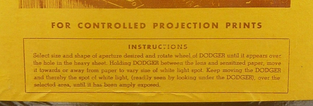 Lewco Visible Dodger for Controlled Projection Prints