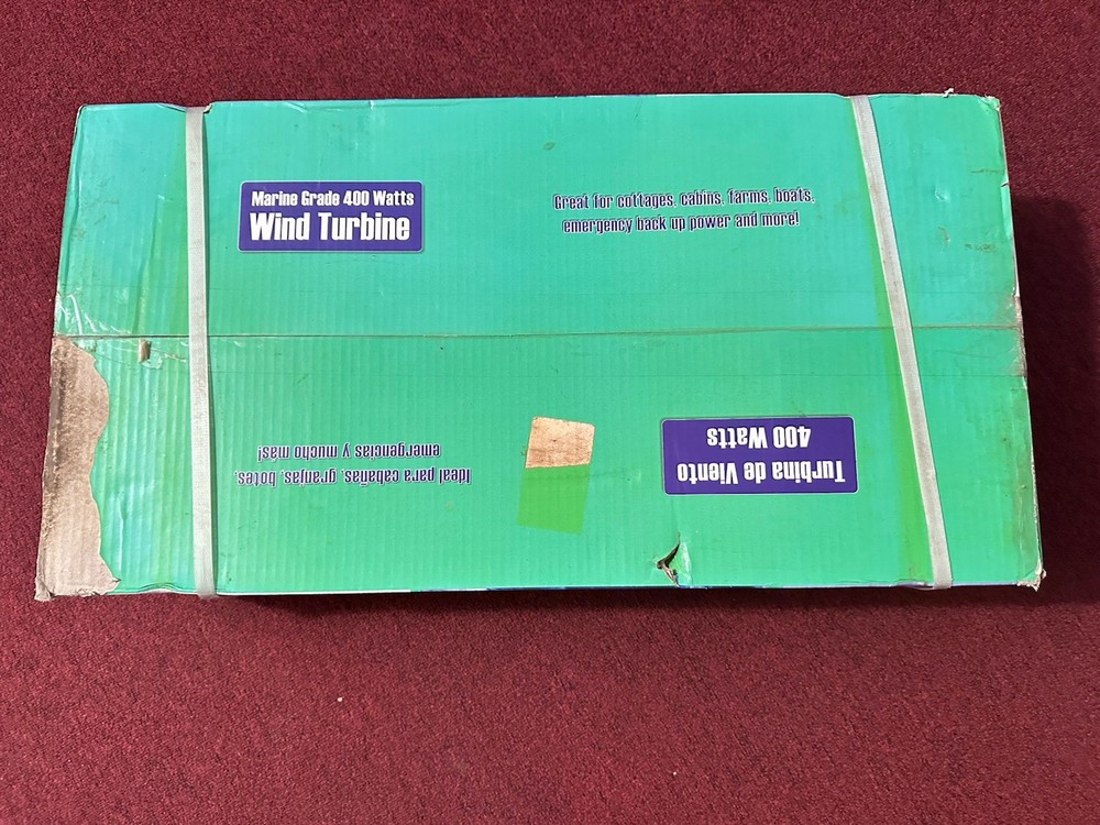 400W Wind Blade Turbine and MPPT Controller