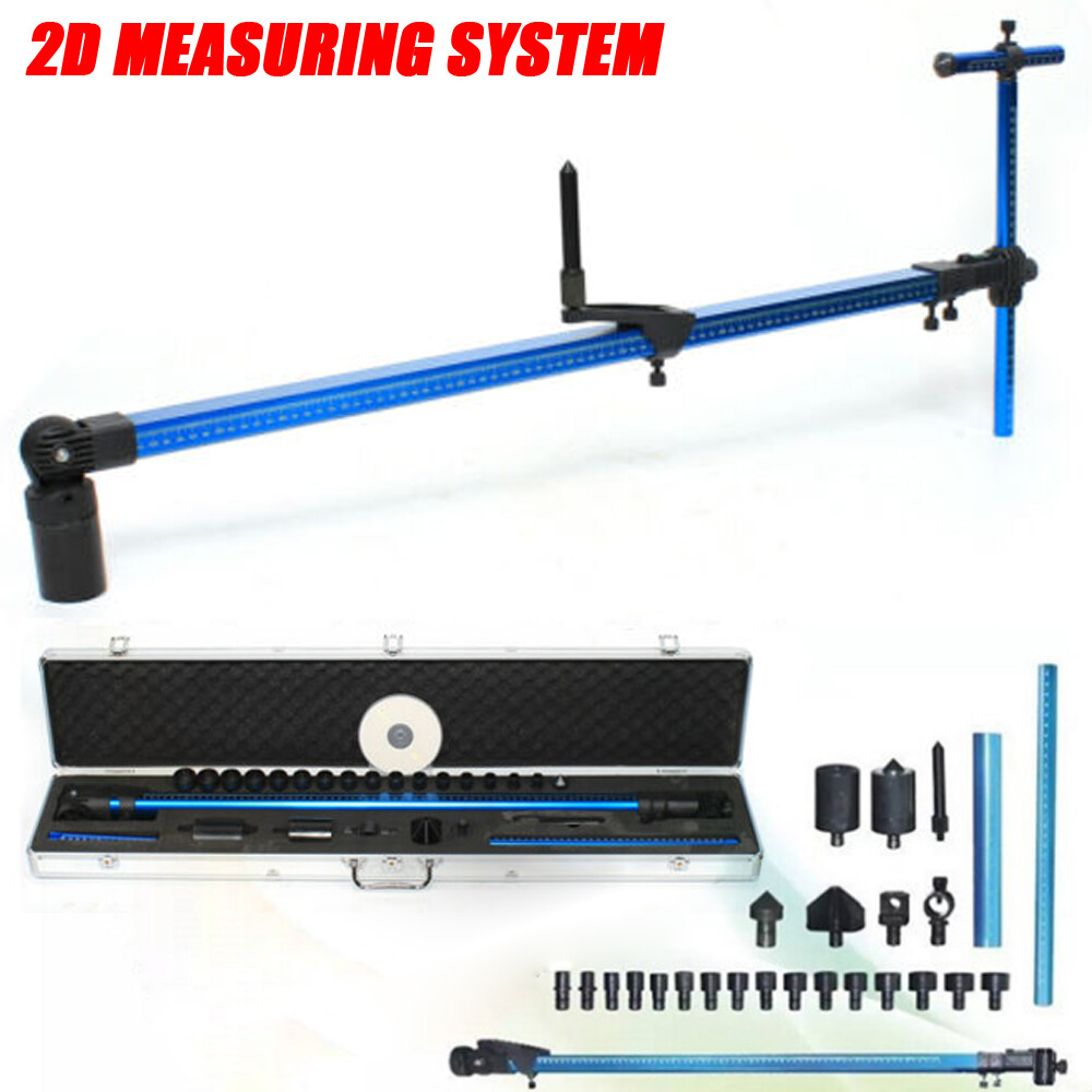 Auto Body Frame Machine 2D Measuring Ruler System High-precision W/ 3D Adapter