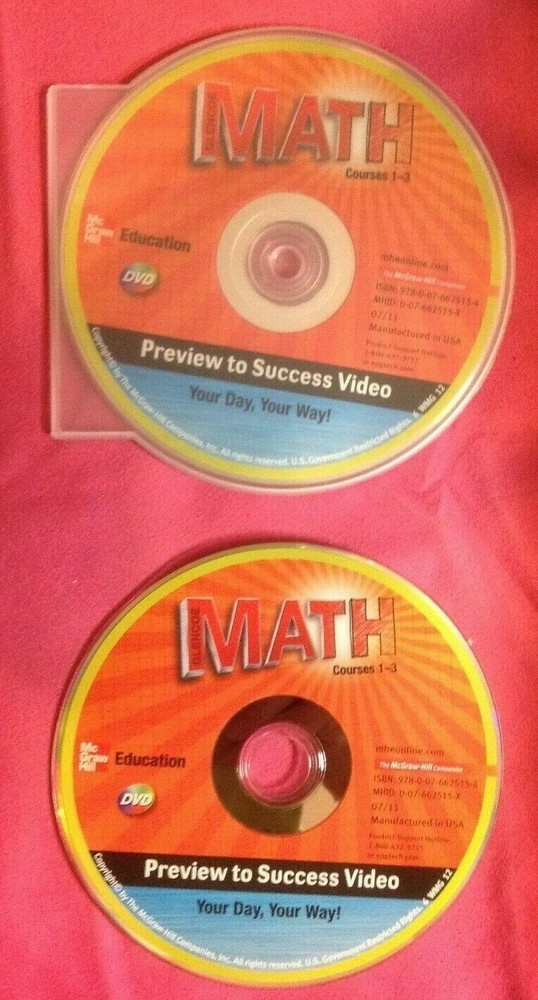 Glencoe Math Courses 1-3 Preview to Success Video