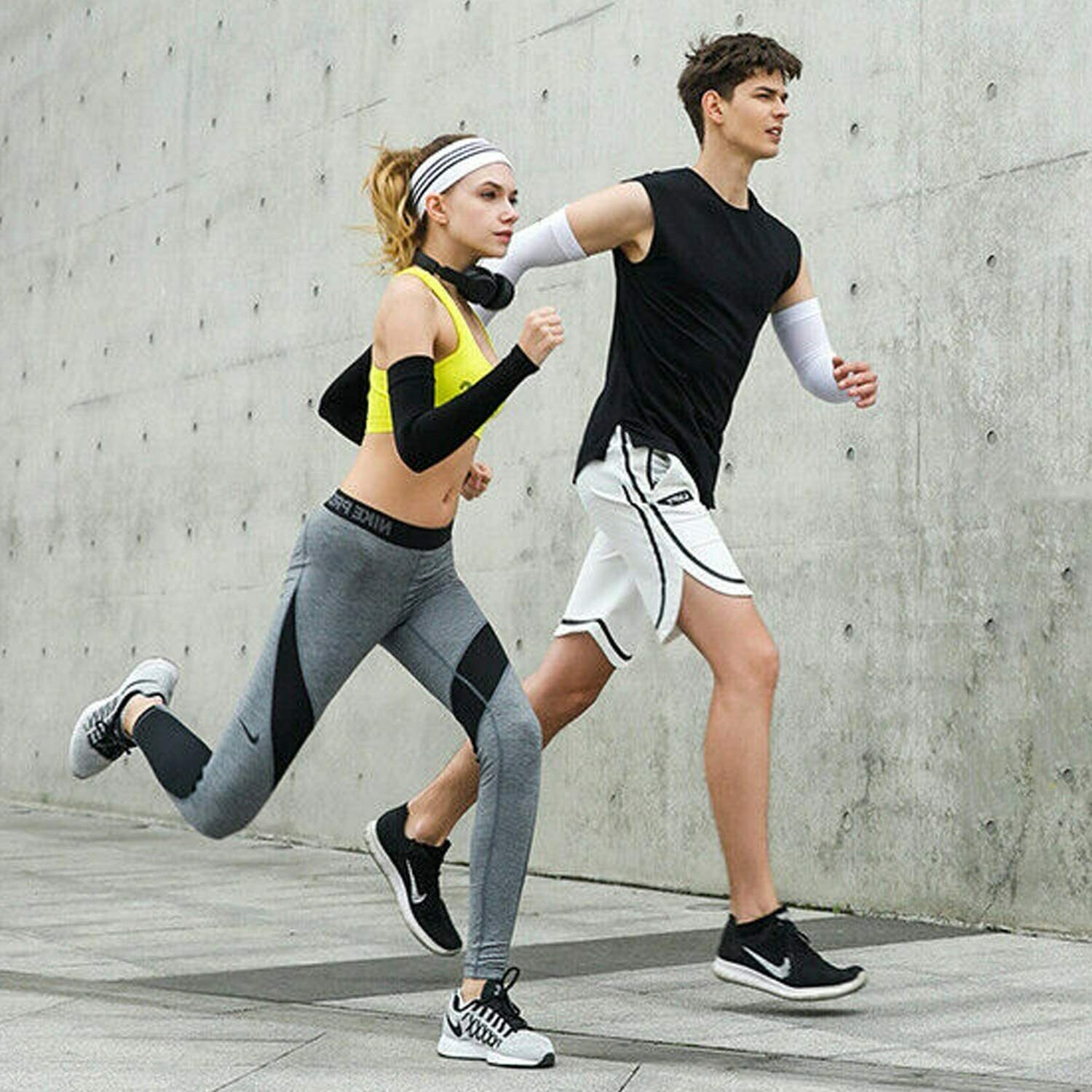 Arm Sleeves for Men Women UPF 50+UV & Sun Protection Cooling Compression Sleeves