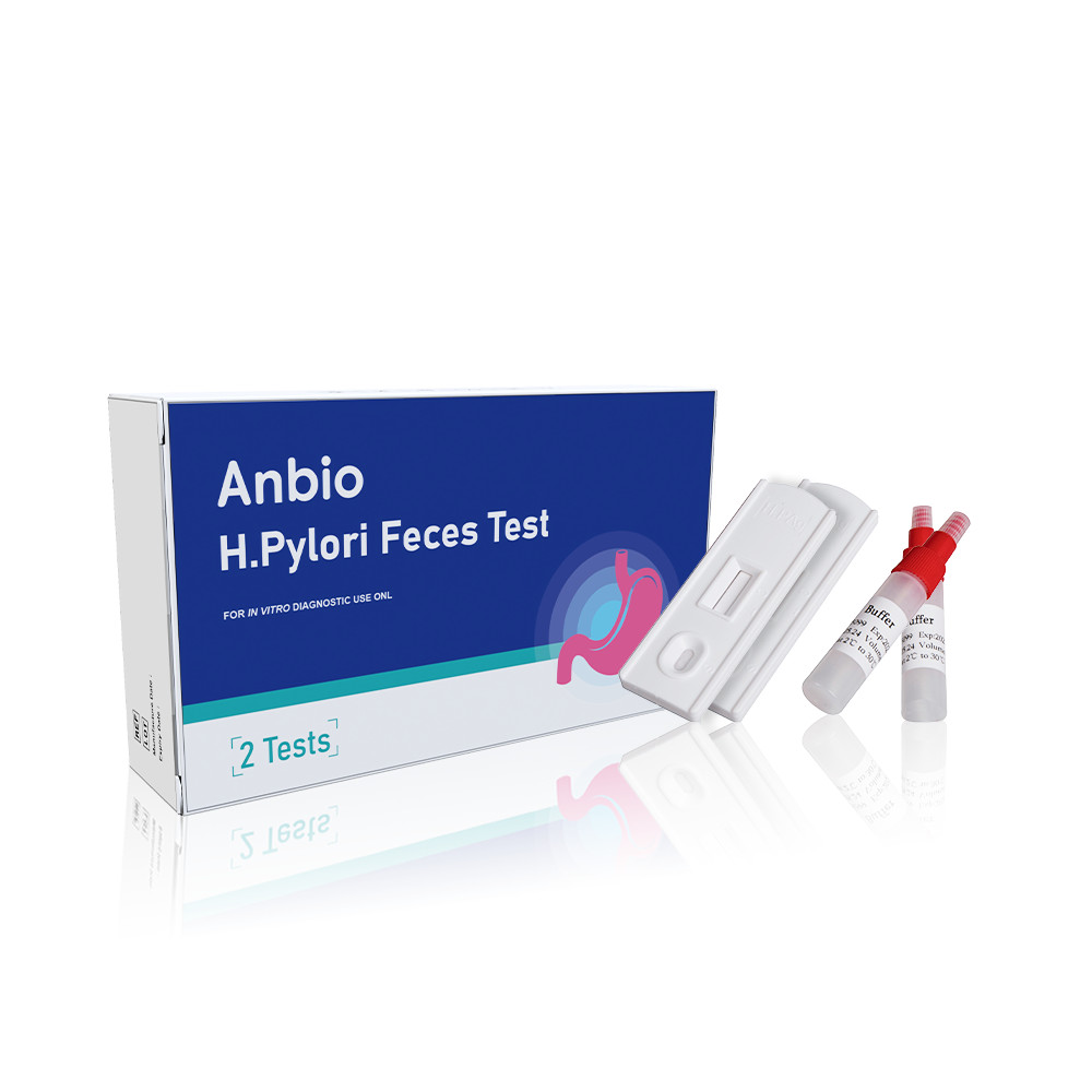 2 pcs * Helicobacter Pylori Tests for home use H.P Test Kit Antigen Rapid Test