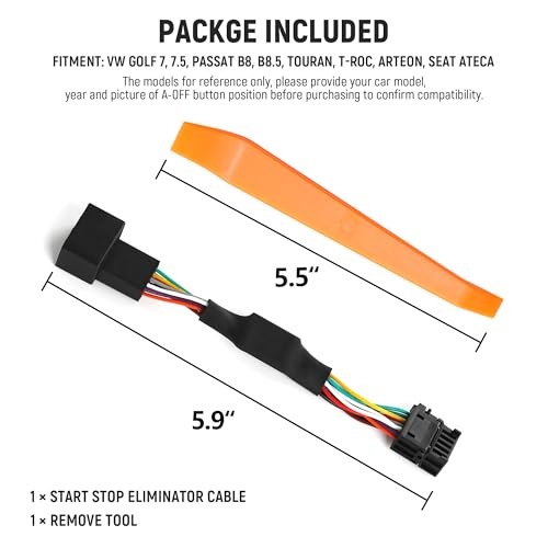 Auto Start Stop Eliminator Harness Compatible with VW Golf 7 7.5 Passat B8