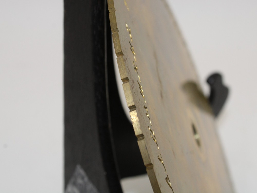 Hermes Connecting Script 8" Dial for Inside Ring Engraver Plate Wheel