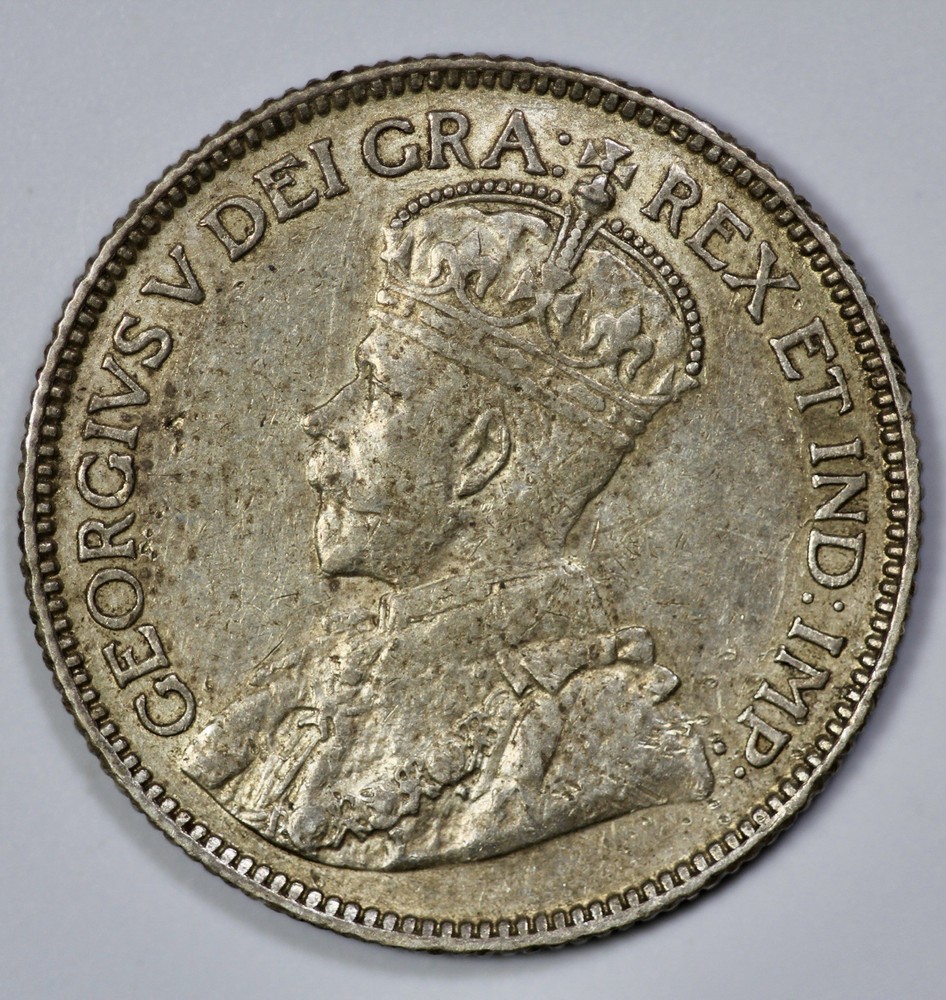 1914 Canada Silver 25 Cents