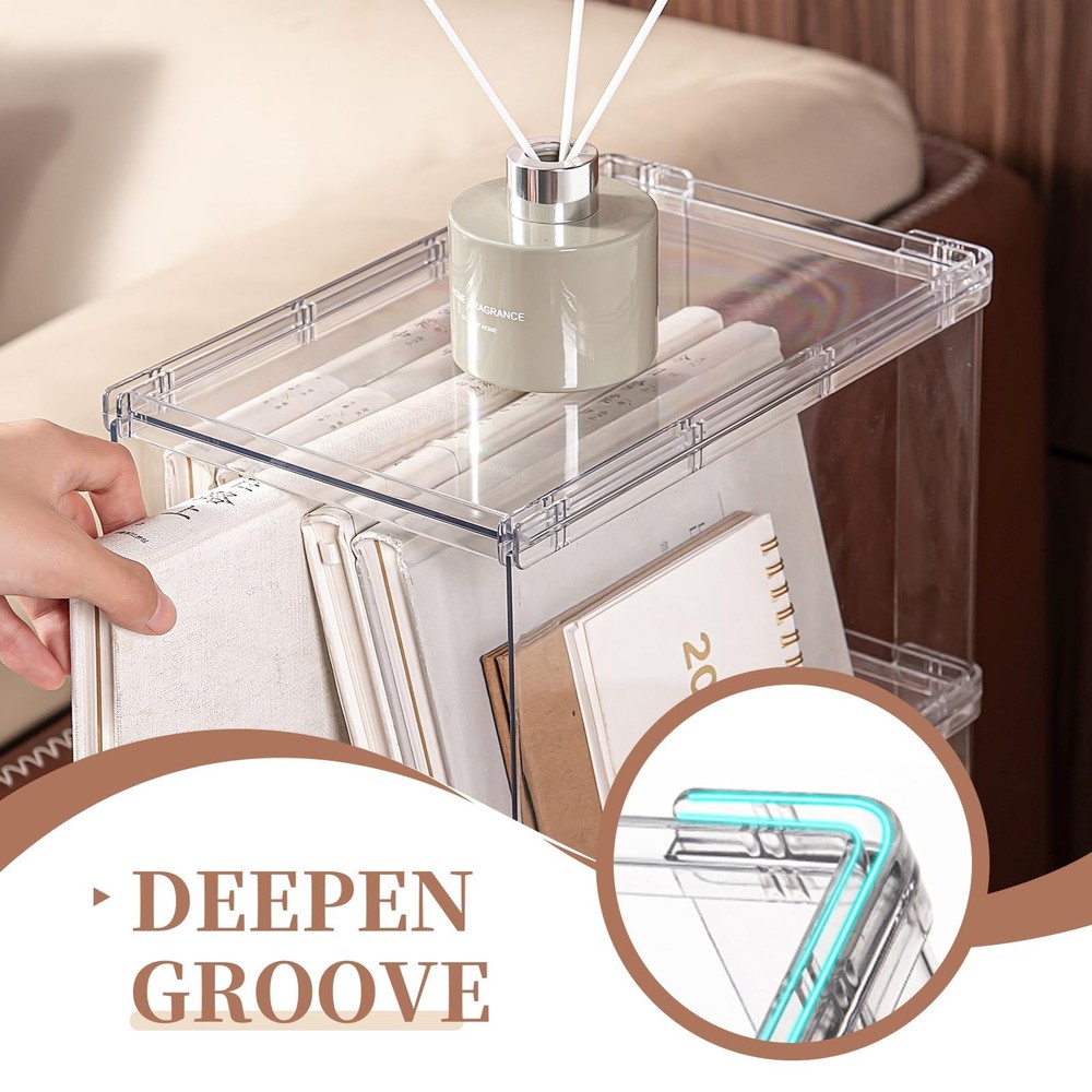 Bag & Purse Organizer for Closet3 Pack Stackable Plastic Handbags Storgae She...