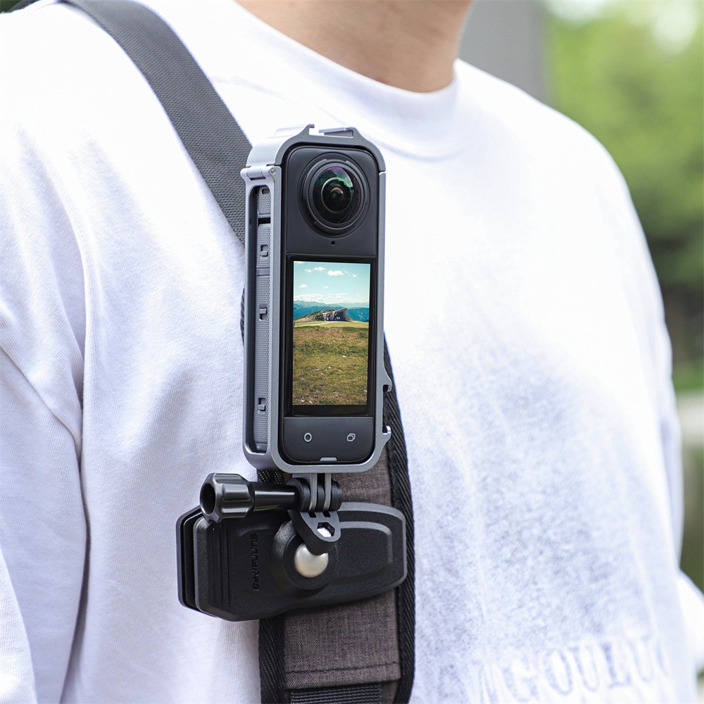 Protective Aluminium Shock Drop Resistant Bezel For Insta360 X4 Panoramic Camera